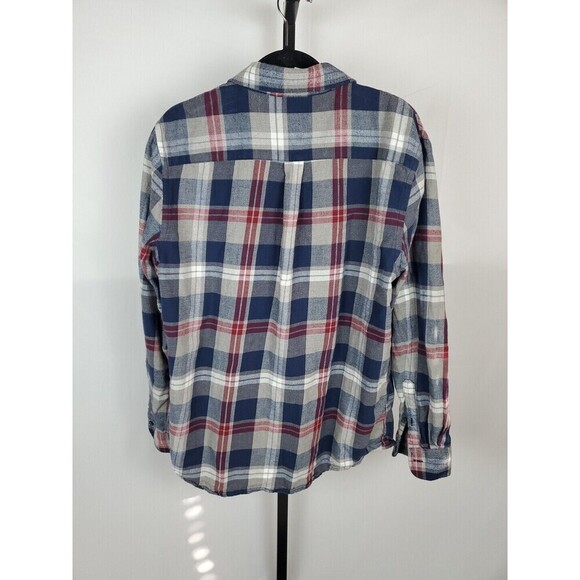 Chaps Performance Button Up Shirt Men's Large Long Sleeve Multicolor Plaid - Picture 4 of 6